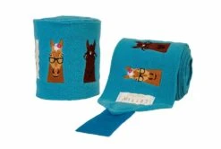 LÉTTIA Collection Embroidered Hipster Horses Polo Wraps