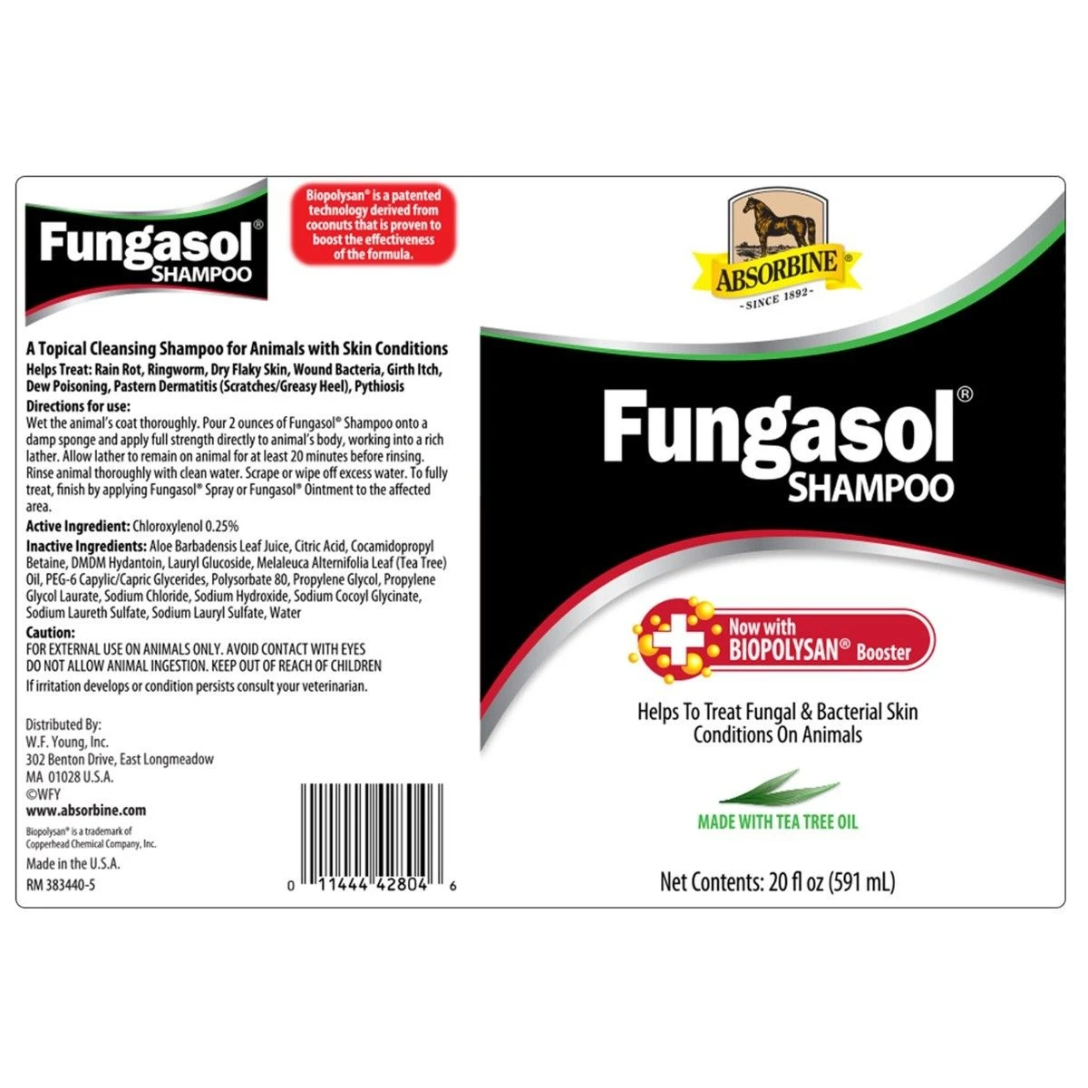 Absorbine® Fungasol® Shampoo 20oz - Image 2
