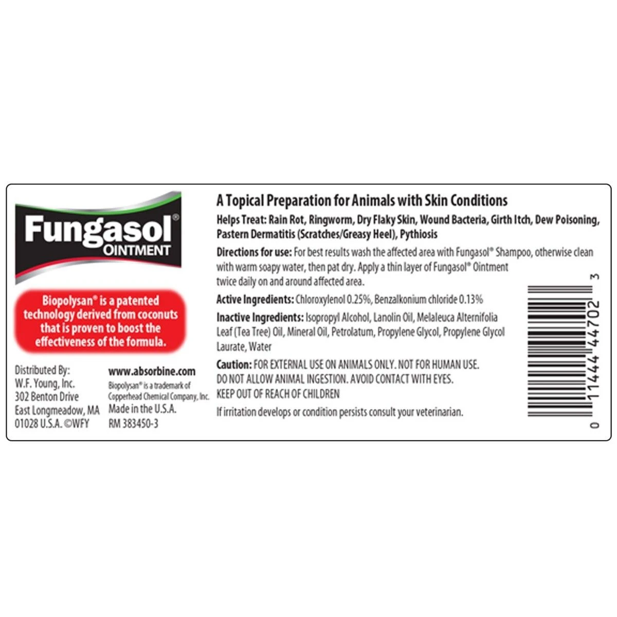 Absorbine® Fungasol® Ointment 13oz - Image 2