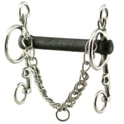 Coronet Flexible Rubber Mouth Pelham Bit