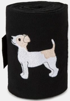 NEW! LÉTTIA Collection Jack Russell Embroidered Polo Wraps