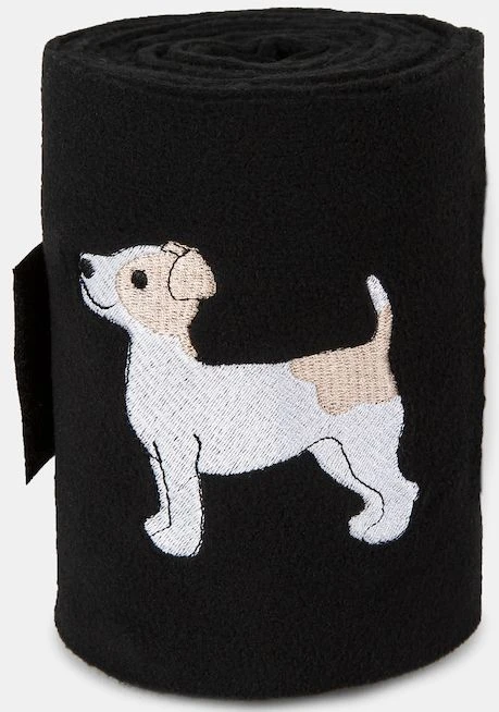 NEW! LÉTTIA Collection Jack Russell Embroidered Polo Wraps